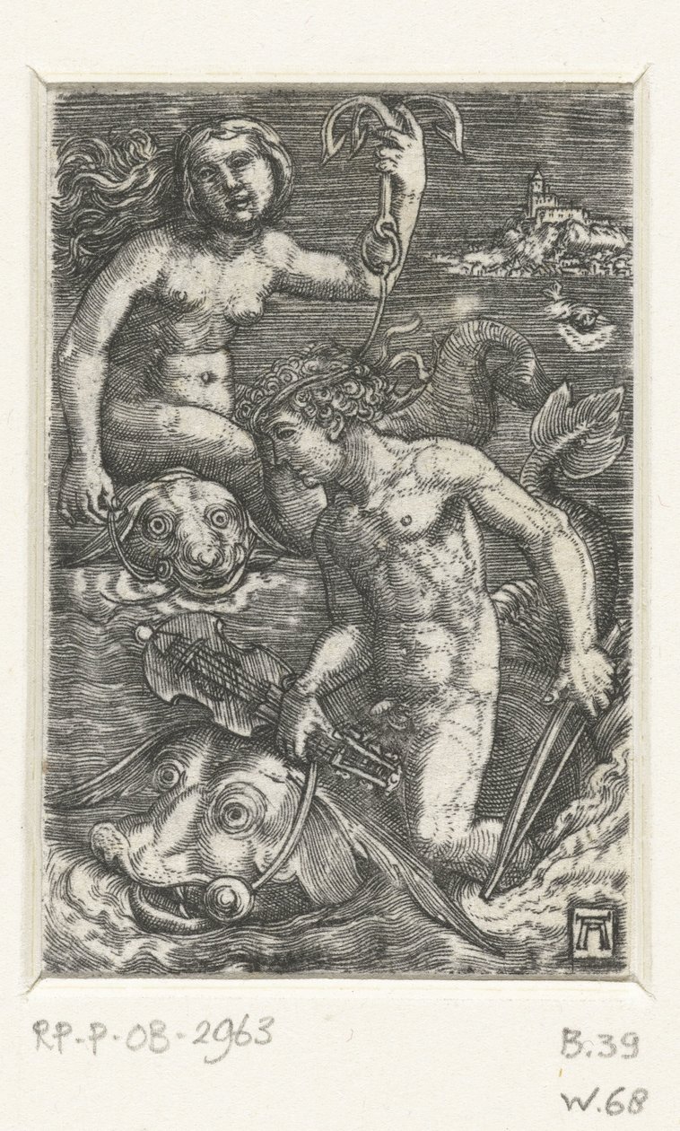 Arion i Nereida autorstwa Albrecht Altdorfer