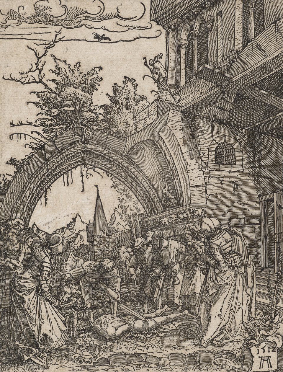 Ścięcie Jana Chrzciciela, 1512 autorstwa Albrecht Altdorfer