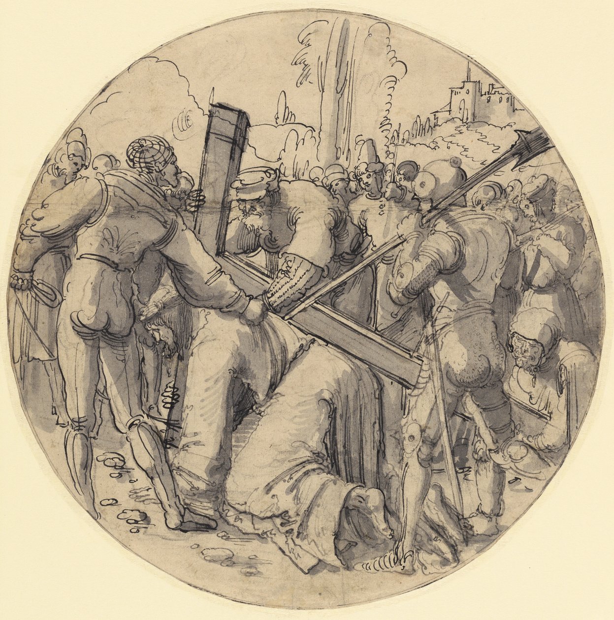 Chrystus niosący krzyż autorstwa Albrecht Altdorfer