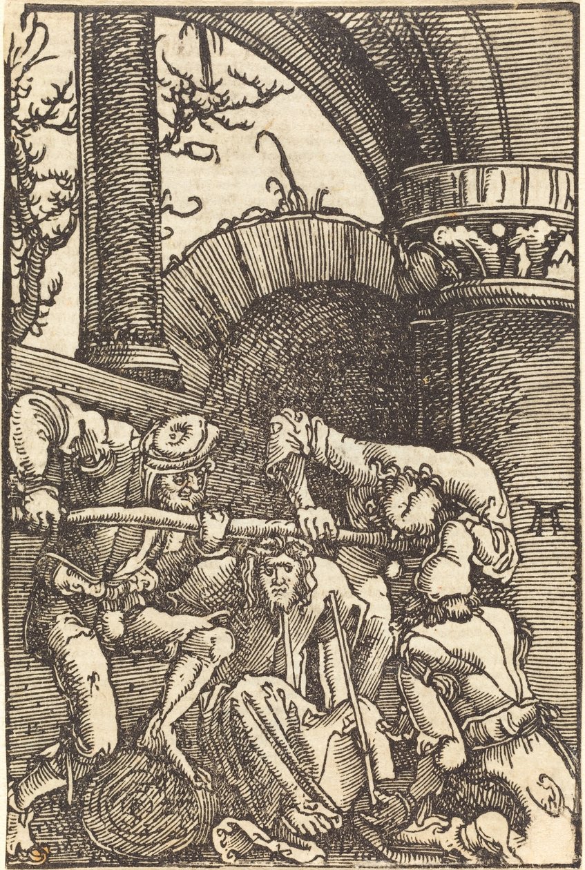 Chrystus ukoronowany cierniem autorstwa Albrecht Altdorfer