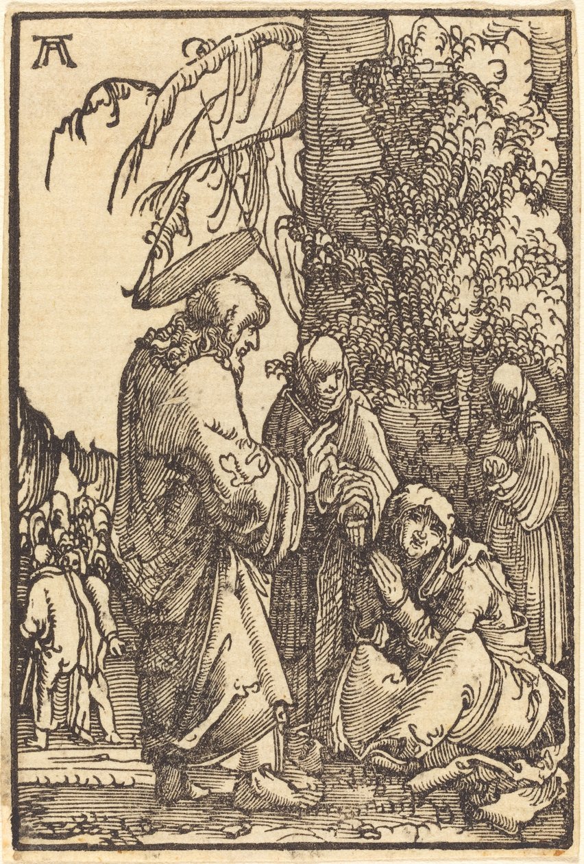 Chrystus żegna się z Maryją autorstwa Albrecht Altdorfer