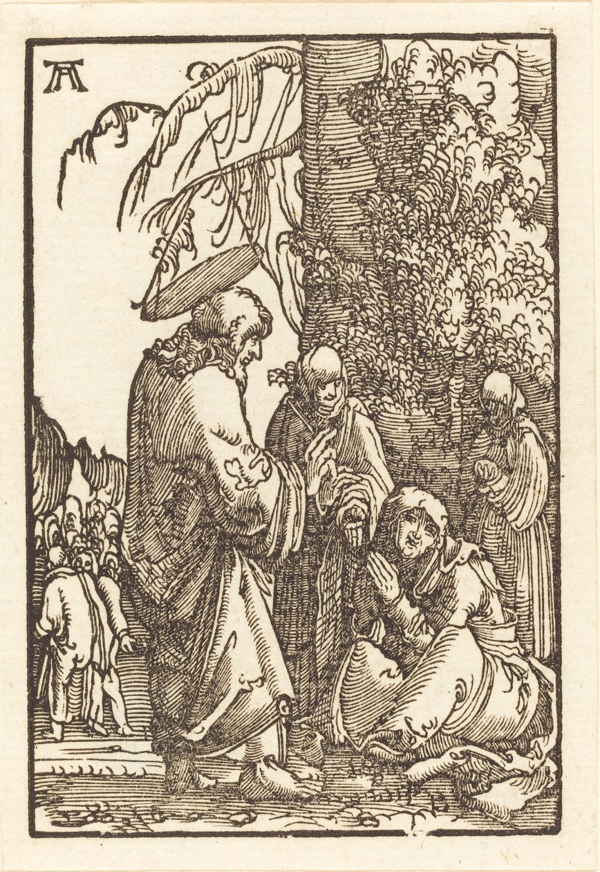 Chrystus żegnający się z Maryją przed męką autorstwa Albrecht Altdorfer