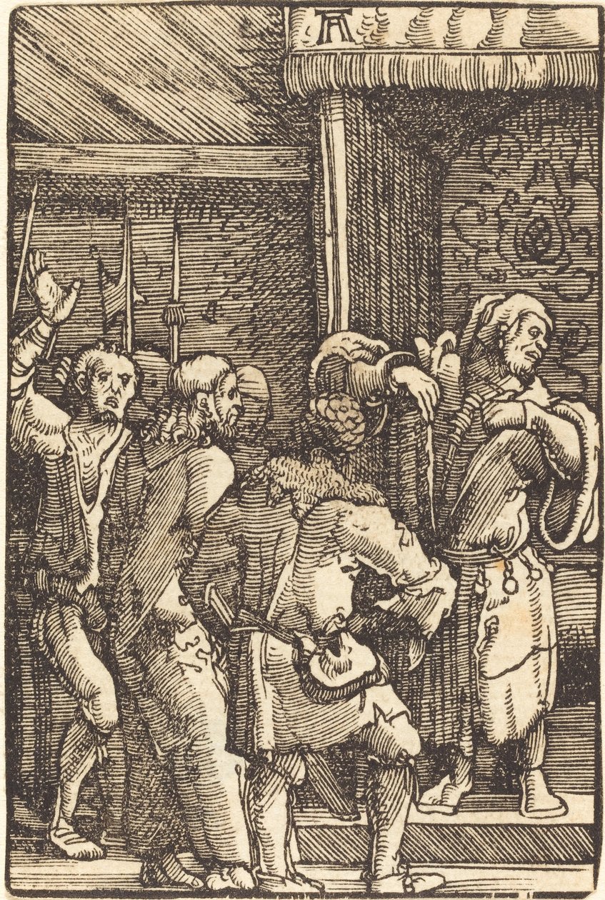 Chrystus przed Kajfaszem autorstwa Albrecht Altdorfer