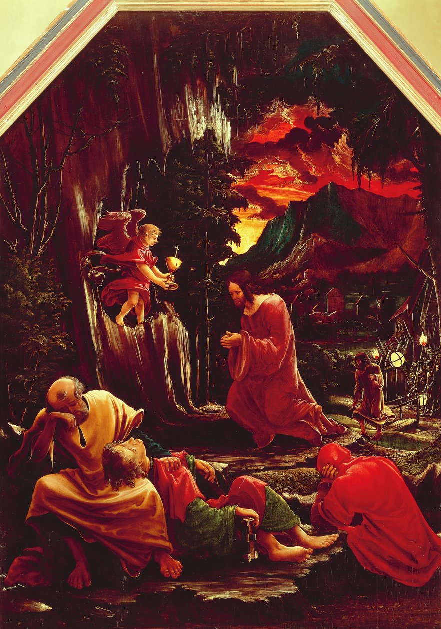 Chrystus na Górze Oliwnej autorstwa Albrecht Altdorfer
