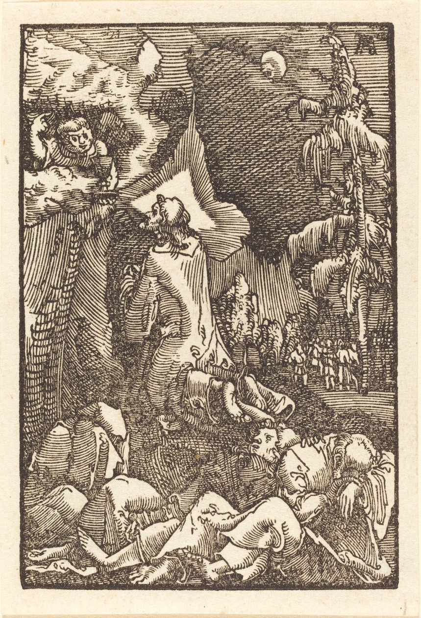 Chrystus na Górze Oliwnej autorstwa Albrecht Altdorfer