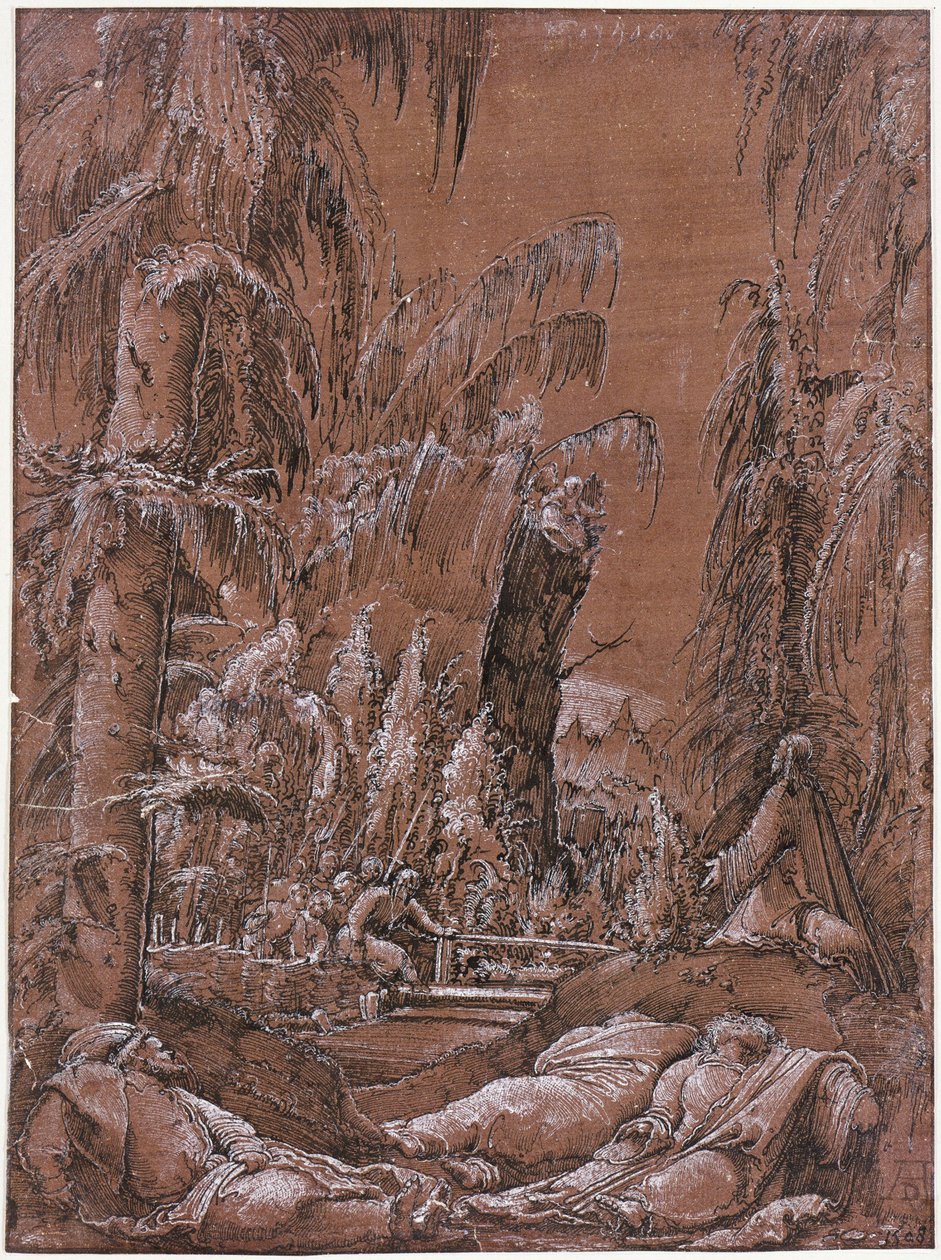 Chrystus na Górze Oliwnej autorstwa Albrecht Altdorfer