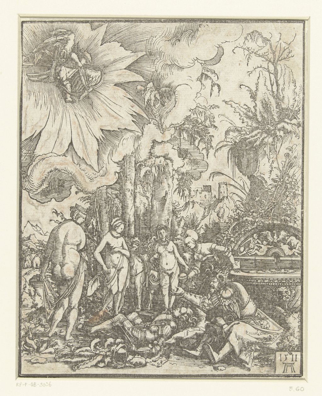 Marzenie Paryża Wyrok Paryża autorstwa Albrecht Altdorfer