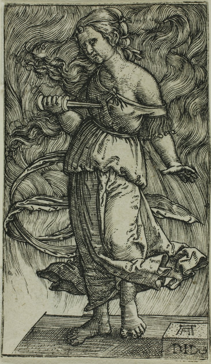 Dido zabijająca samą siebie autorstwa Albrecht Altdorfer
