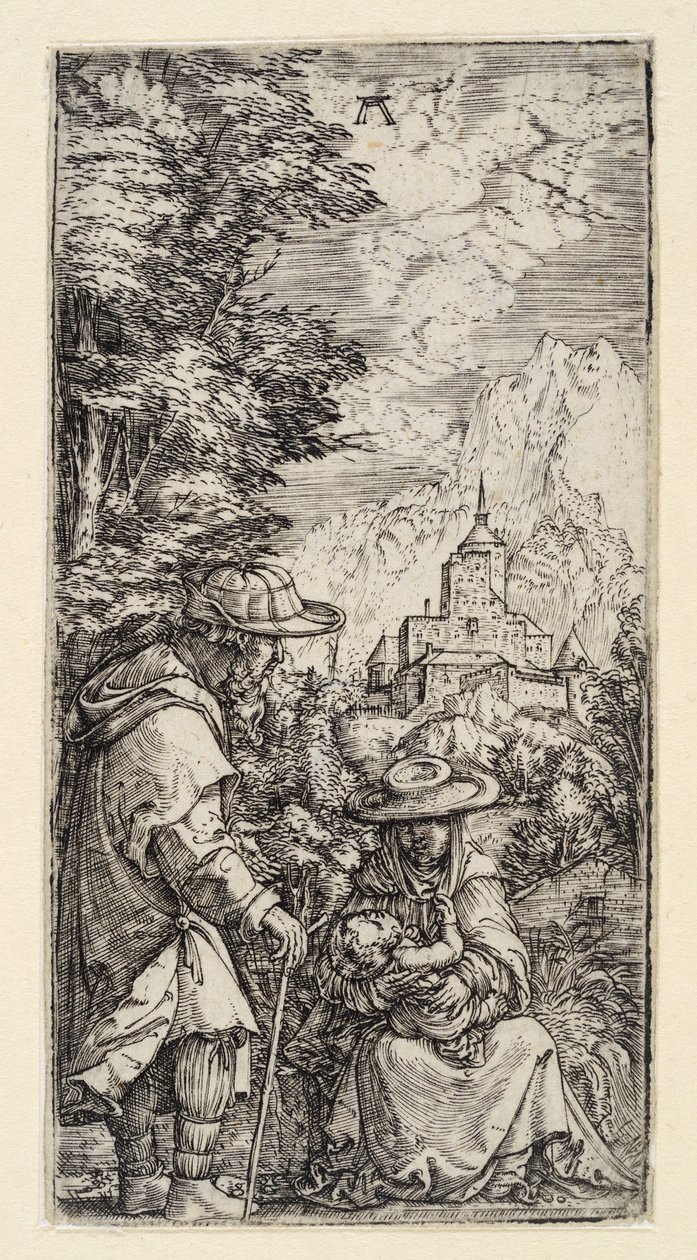 Spokój podczas ucieczki do Egiptu autorstwa Albrecht Altdorfer