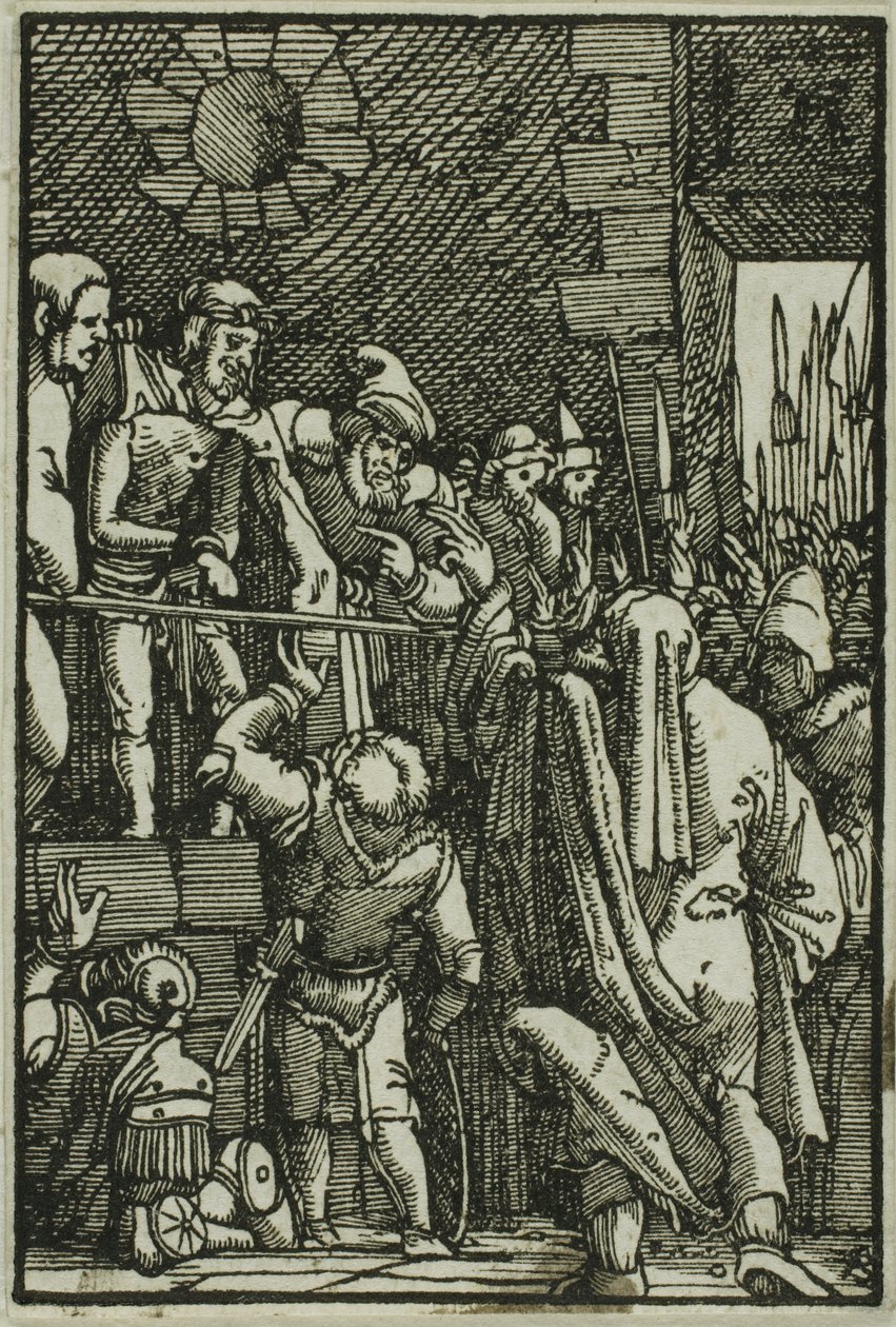Ecce Homo, z filmu Upadek i odkupienie człowieka autorstwa Albrecht Altdorfer
