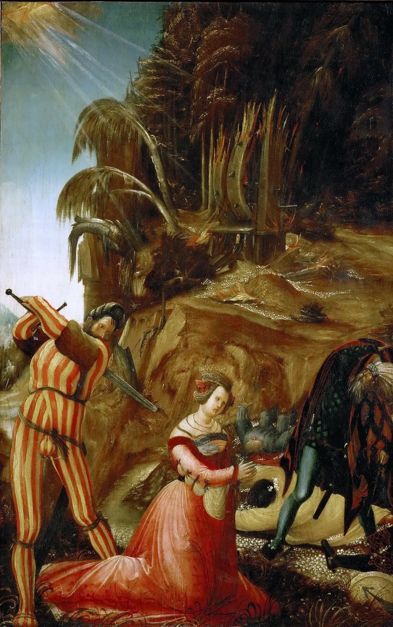 Ścięcie świętej Katarzyny autorstwa Albrecht Altdorfer