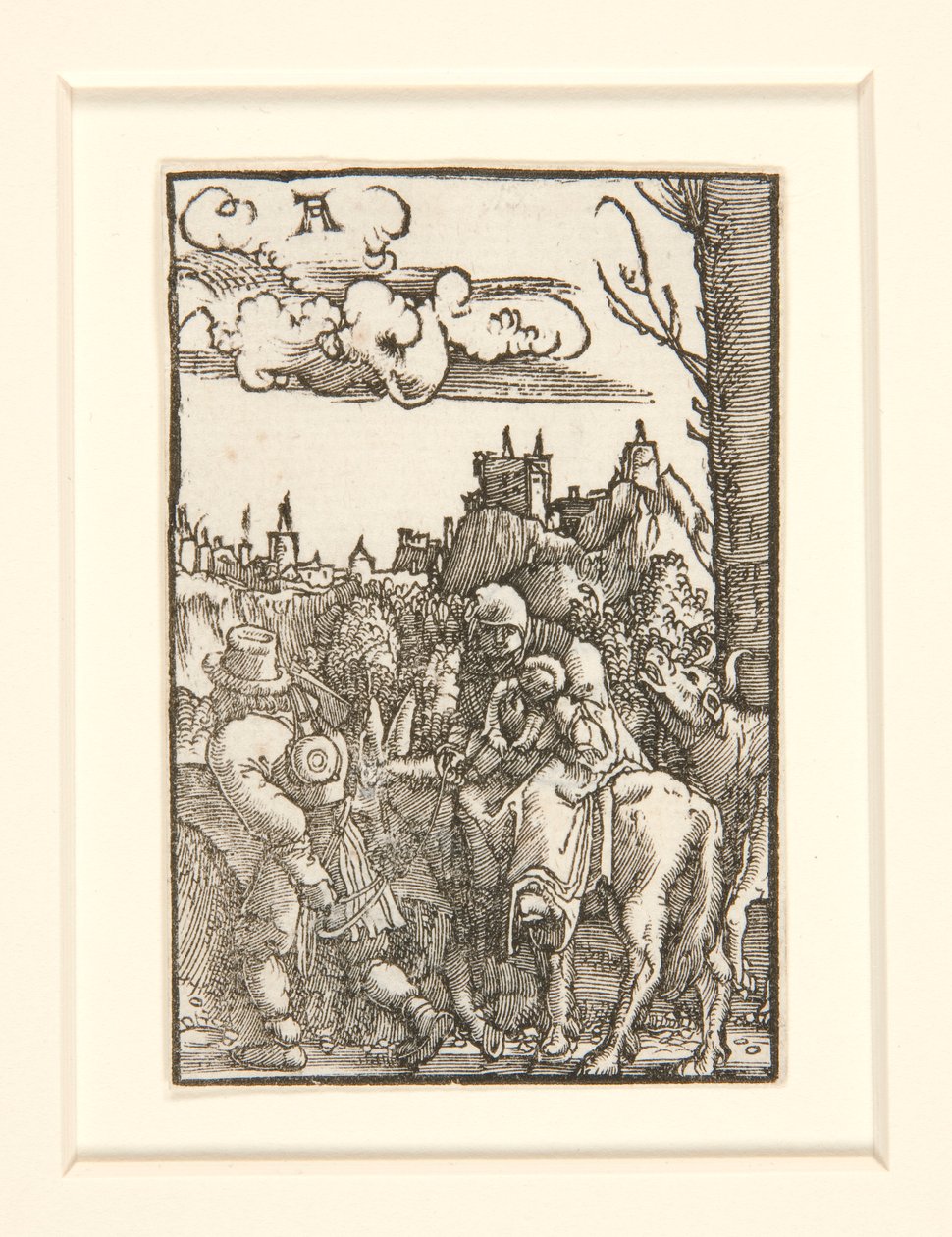 Ucieczka do Egiptu, od upadku i odkupienia człowieka autorstwa Albrecht Altdorfer