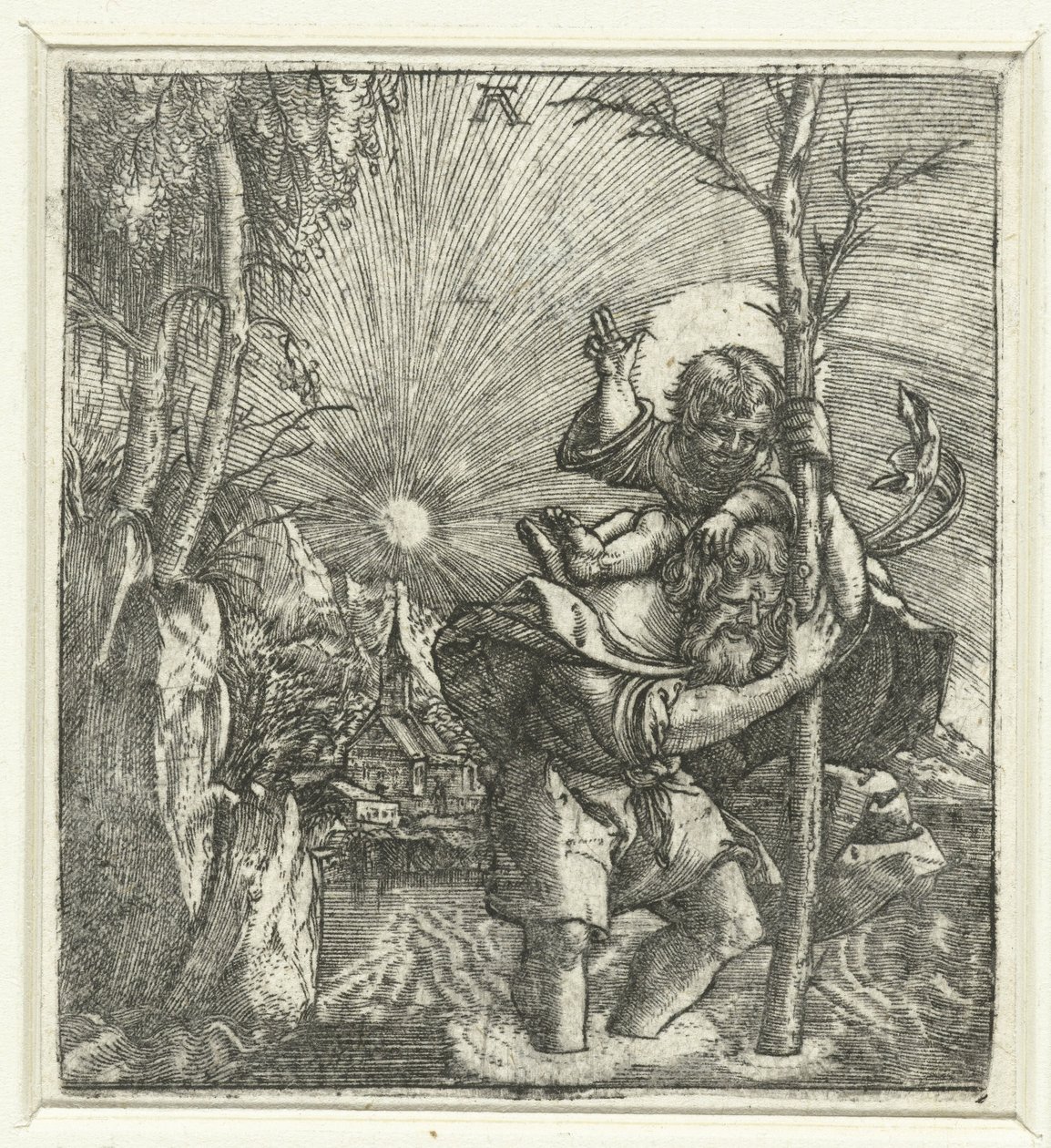 Święty Krzysztof autorstwa Albrecht Altdorfer