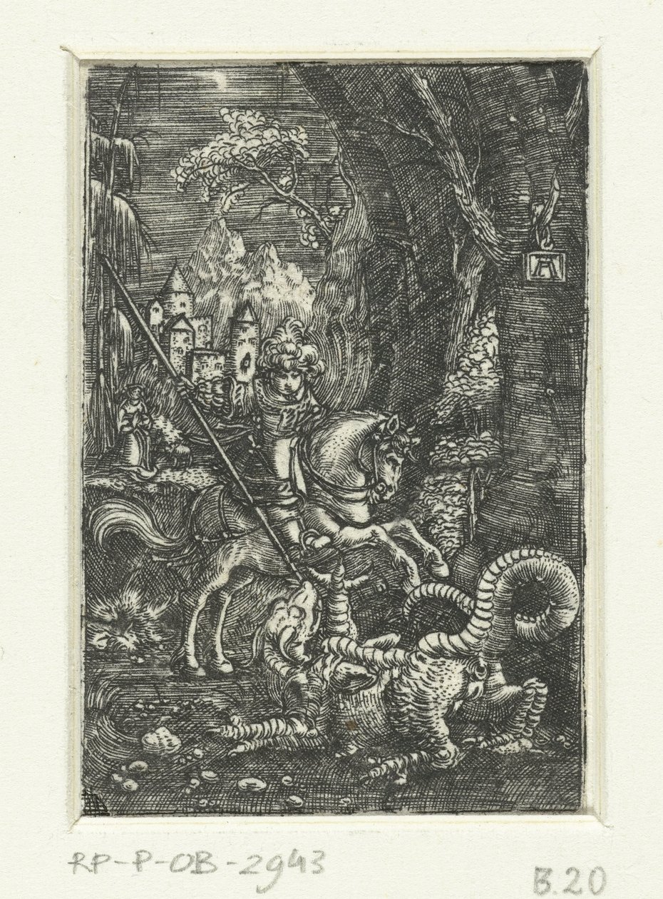 Święty Jerzy zabija smoka autorstwa Albrecht Altdorfer