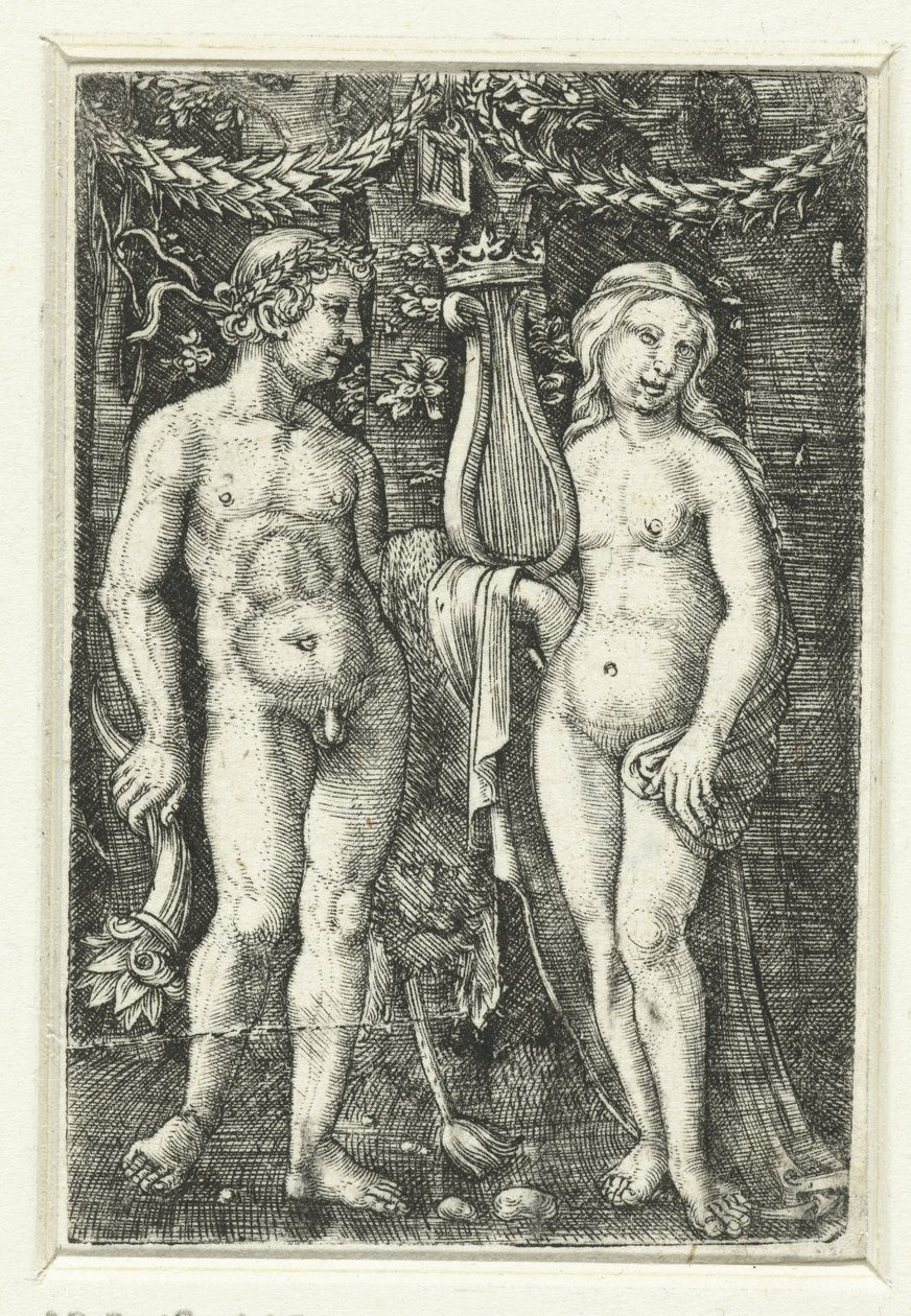 Herkules i muza autorstwa Albrecht Altdorfer