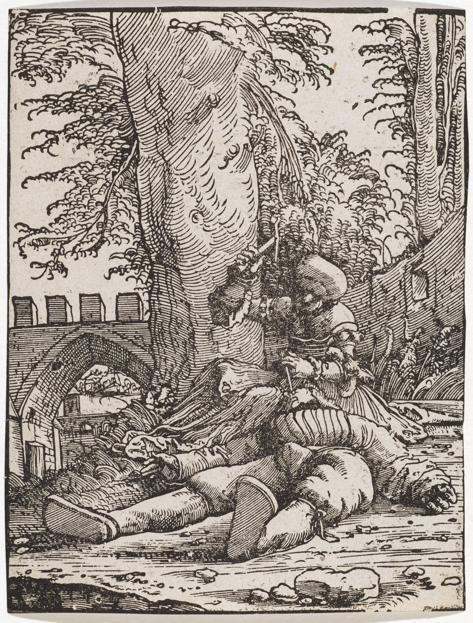 Jael zabija Siserę, ok. 1523. autorstwa Albrecht Altdorfer