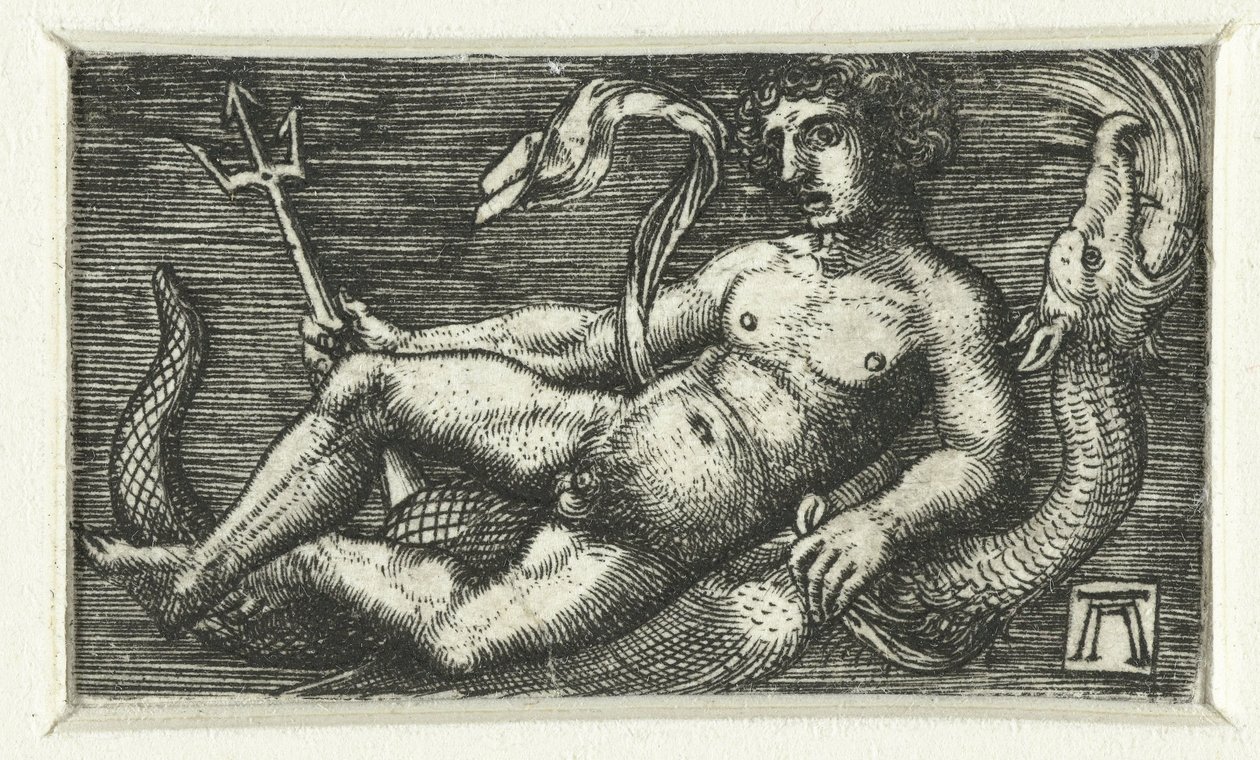 Leżący Neptun autorstwa Albrecht Altdorfer