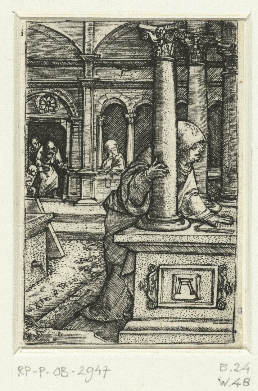 Maryja szuka syna w synagodze autorstwa Albrecht Altdorfer