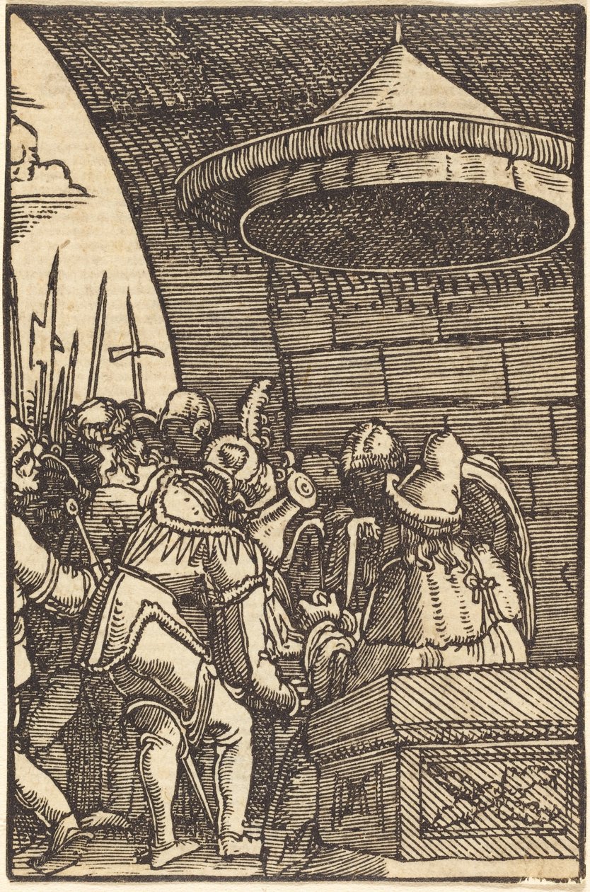 Piłat myjący ręce autorstwa Albrecht Altdorfer