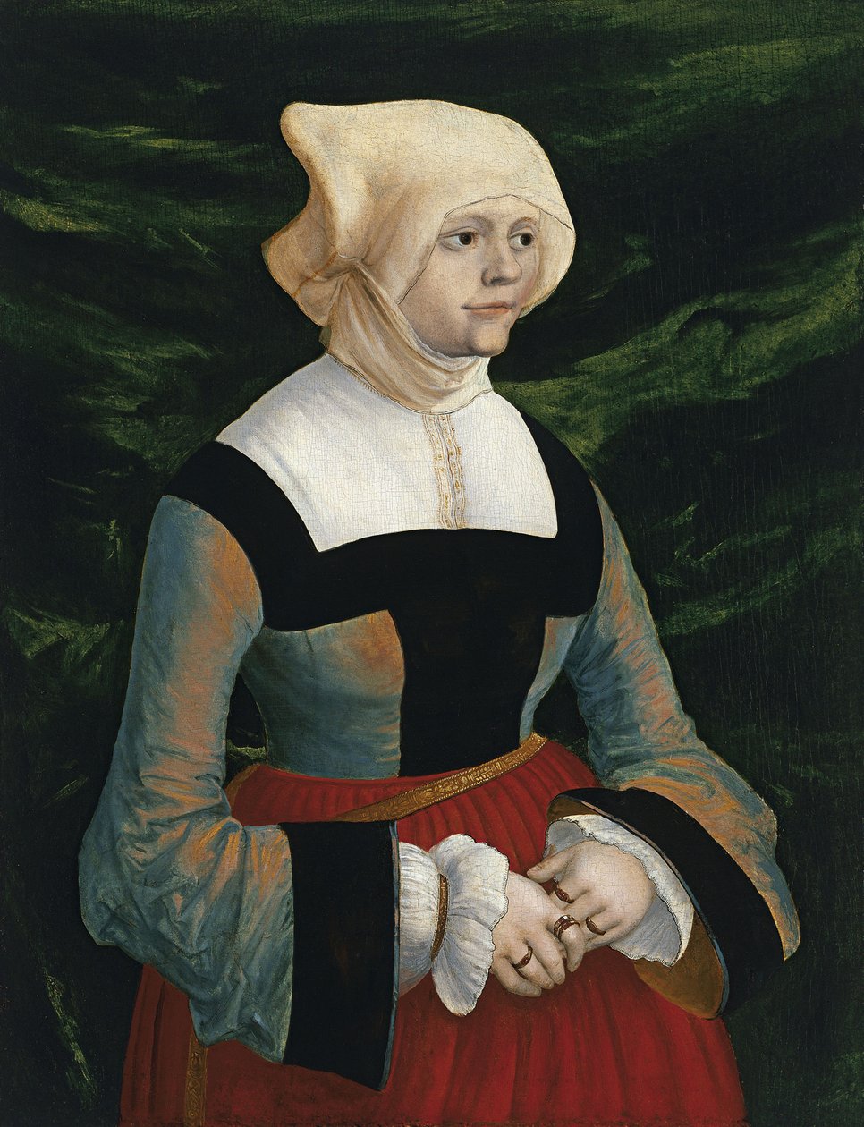 Portret młodej kobiety, ok. 1521-1525 autorstwa Albrecht Altdorfer