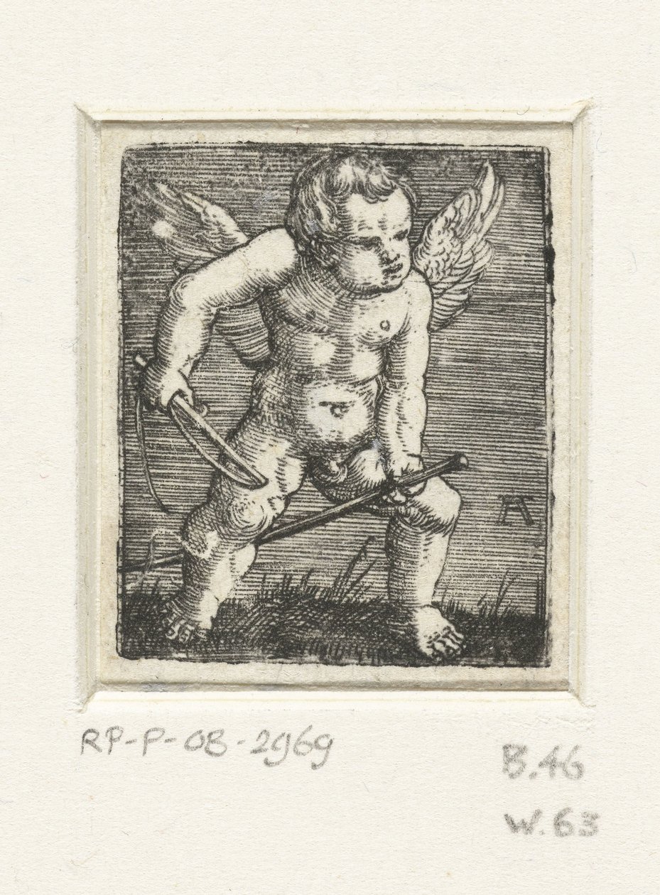 Putto z koniem hobby autorstwa Albrecht Altdorfer