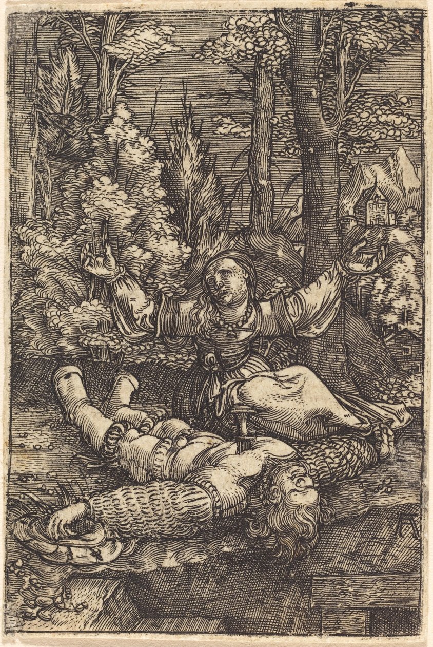 Pyramus i Thisbe autorstwa Albrecht Altdorfer