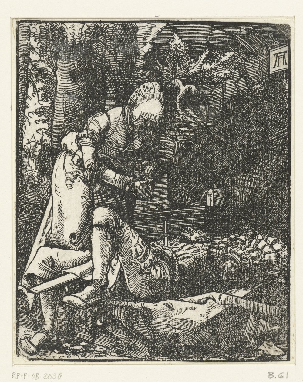 Pyramus i Thisbe autorstwa Albrecht Altdorfer