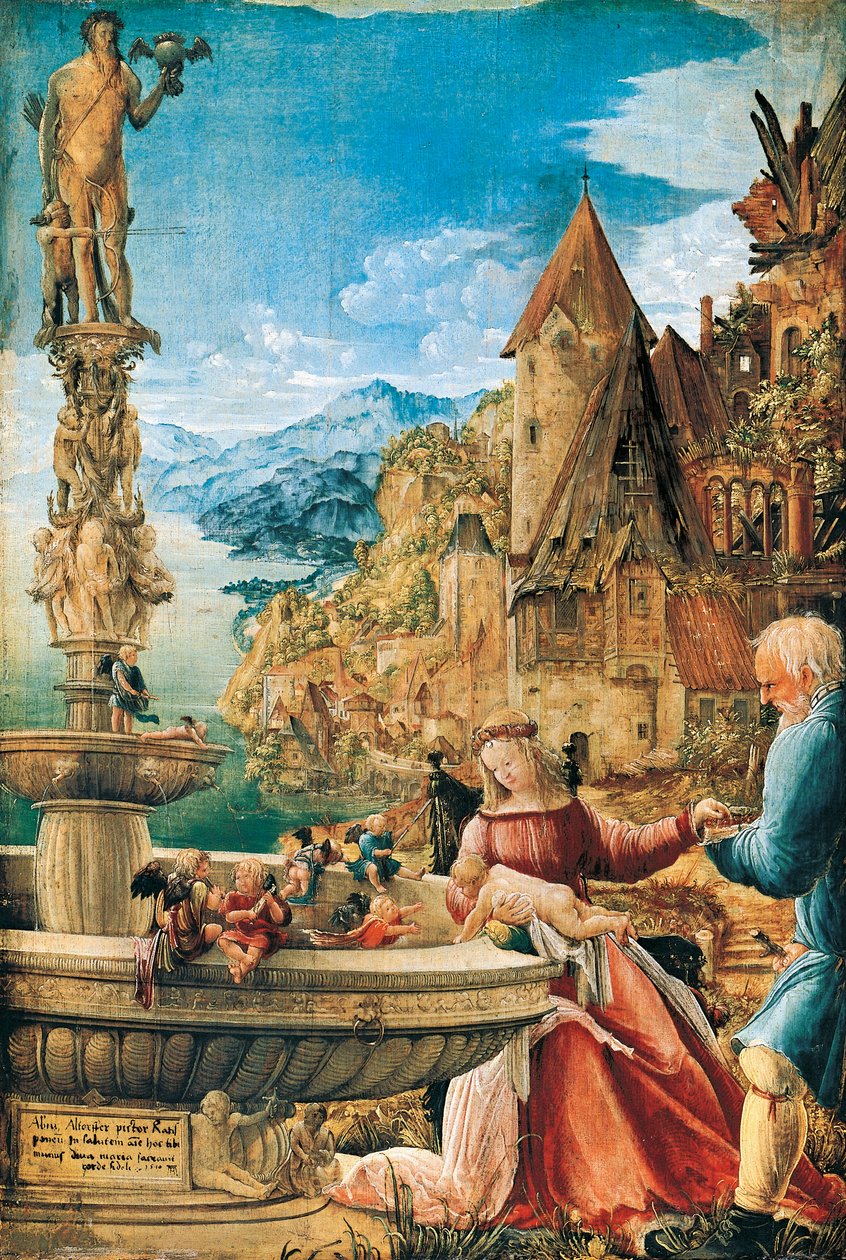 Odpocznij w locie do Egiptu autorstwa Albrecht Altdorfer