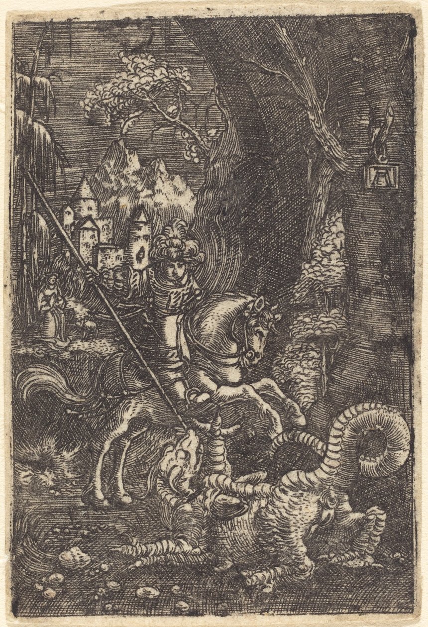 Święty Jerzy autorstwa Albrecht Altdorfer