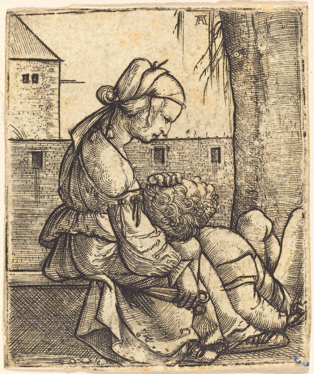 Samson i Dalila autorstwa Albrecht Altdorfer