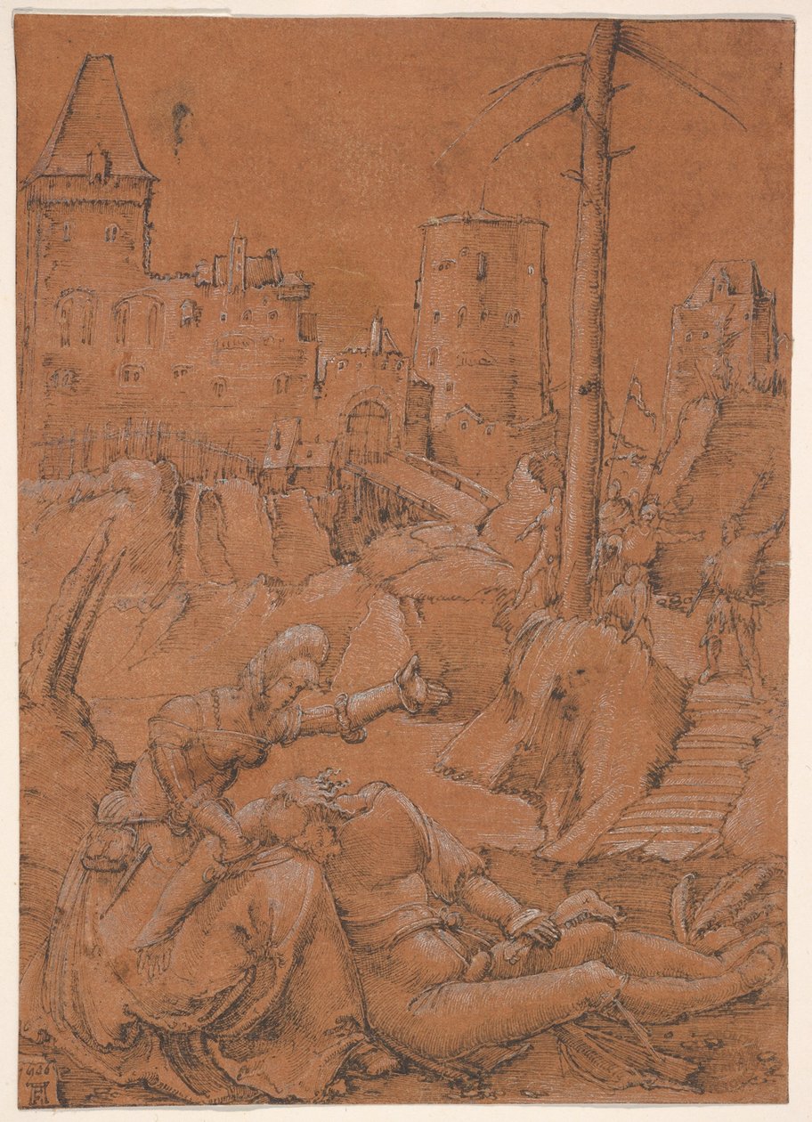 Samson und Delila autorstwa Albrecht Altdorfer