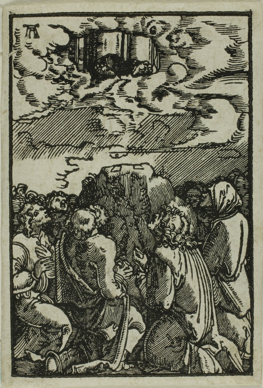Wniebowstąpienie, z Upadku i odkupienia człowieka autorstwa Albrecht Altdorfer