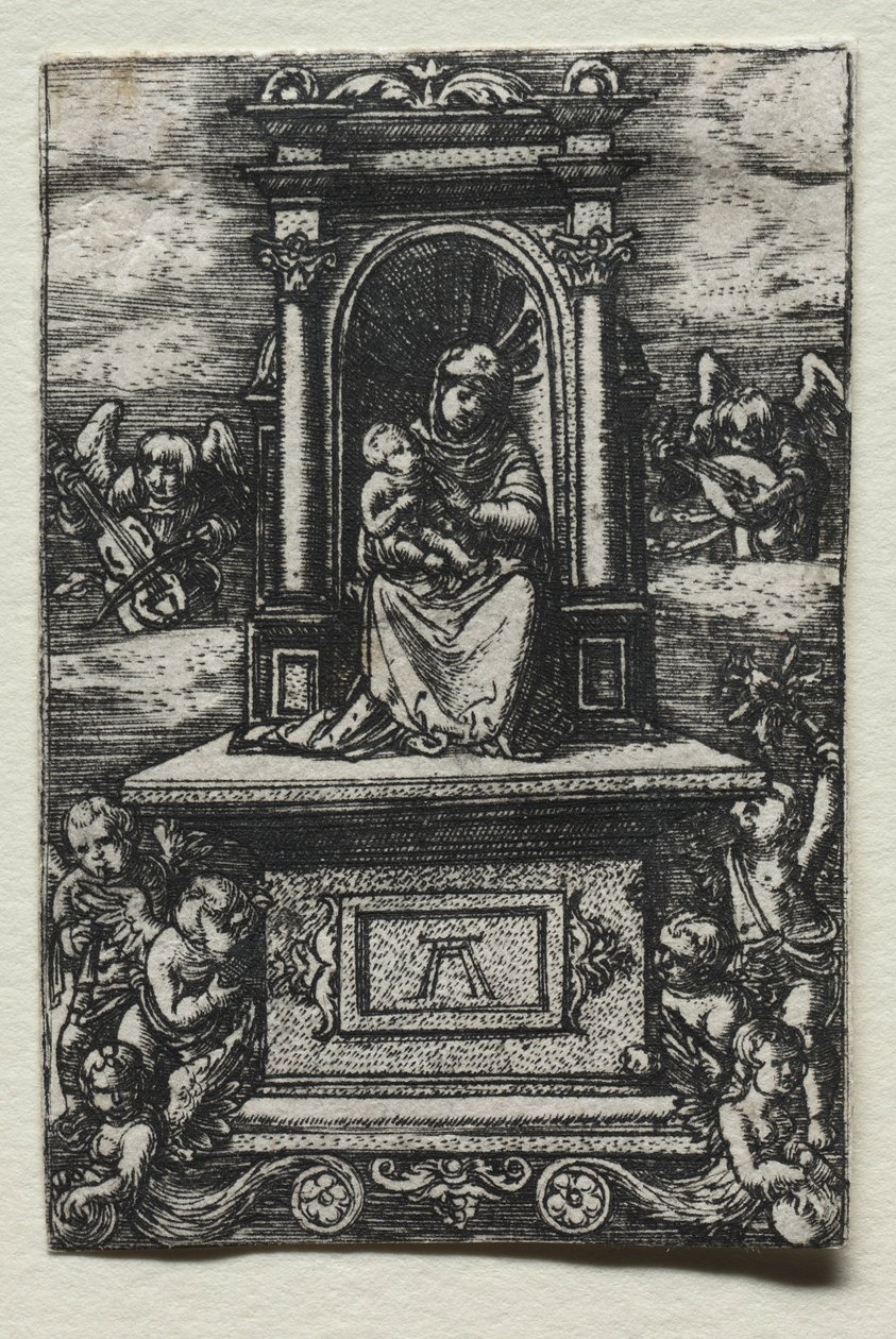 Piękna Dziewica z Ratyzbona na ołtarzu, wkrótce po 1520 r. autorstwa Albrecht Altdorfer