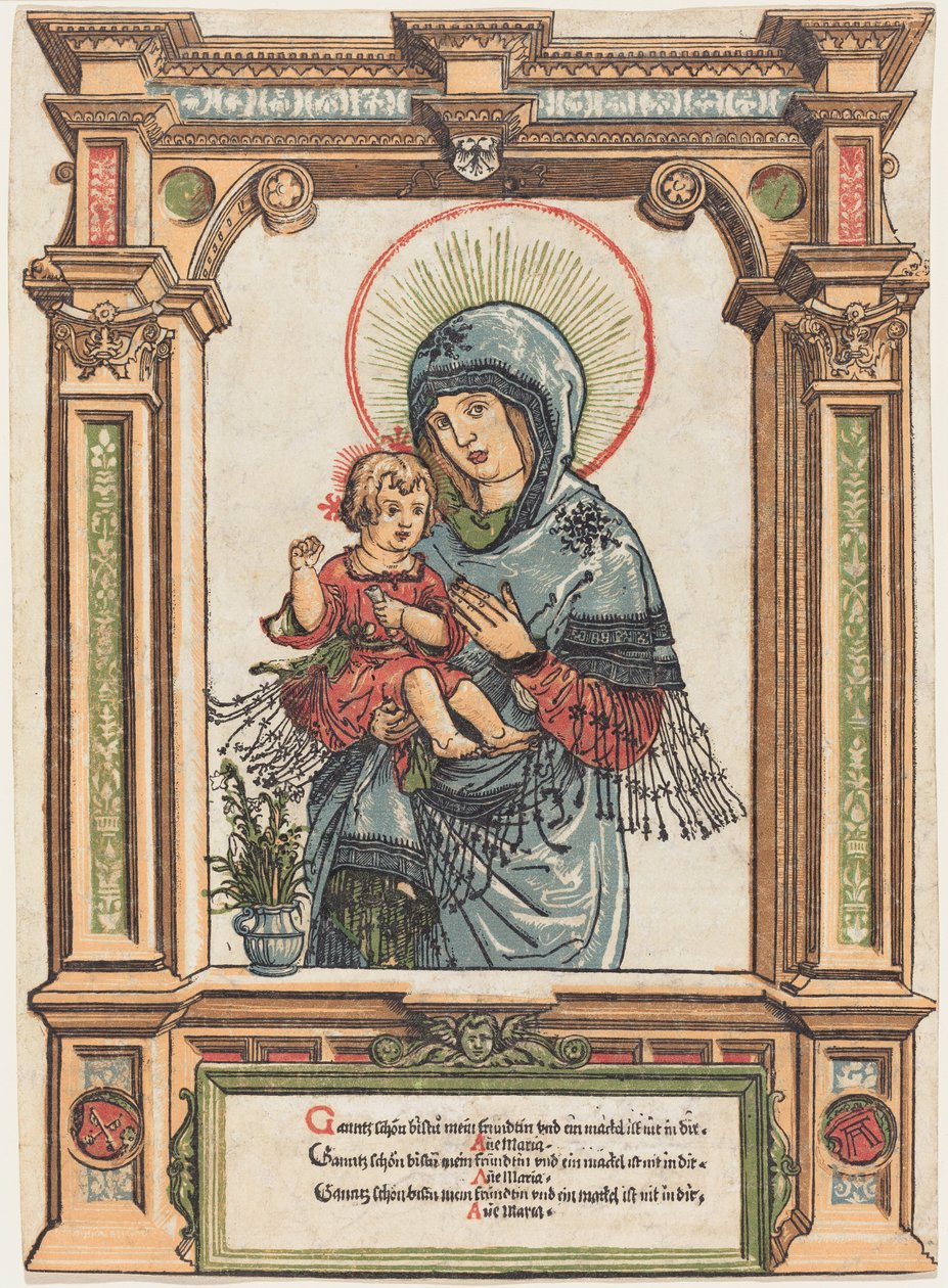 Piękna Dziewica z Ratyzbony, ok. 1930 r. 15191520. autorstwa Albrecht Altdorfer