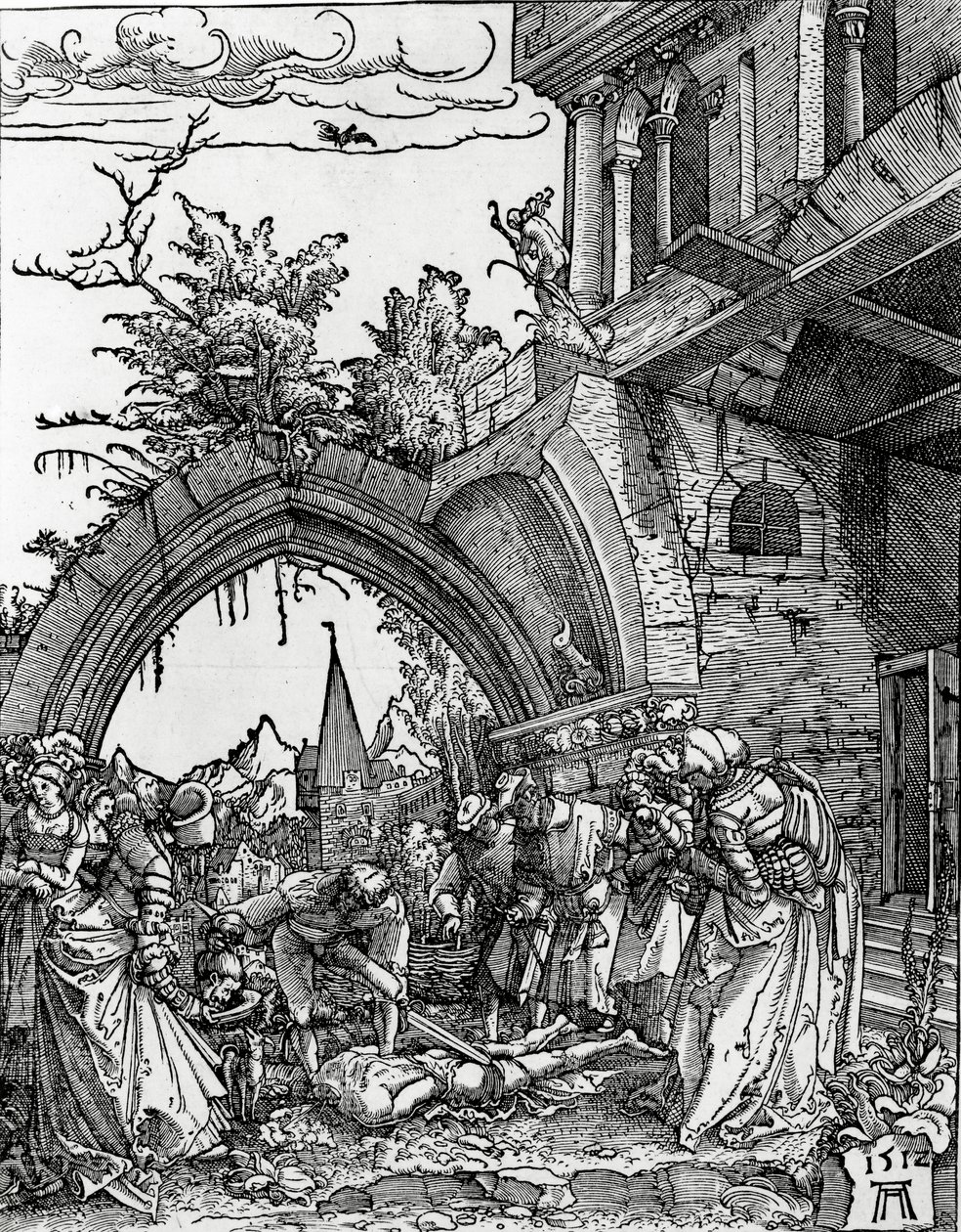 Ścięcie św. Jana Chrzciciela autorstwa Albrecht Altdorfer