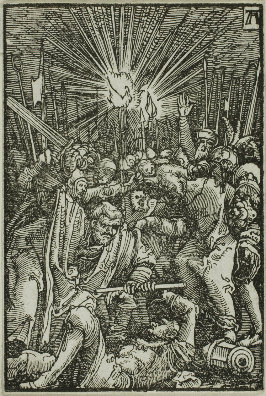 Zdrada, z Upadku i odkupienia człowieka autorstwa Albrecht Altdorfer