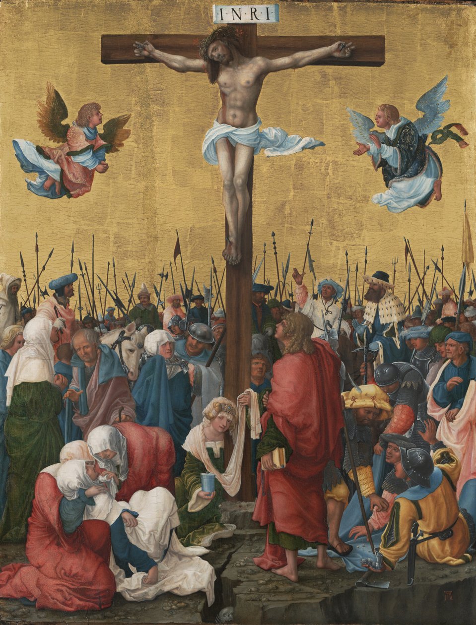 Ukrzyżowanie, ok. 1516-1518. autorstwa Albrecht Altdorfer