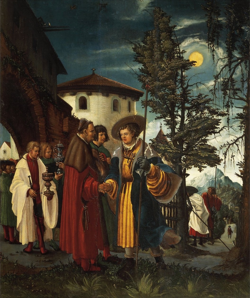 Odejście świętego Floriana autorstwa Albrecht Altdorfer