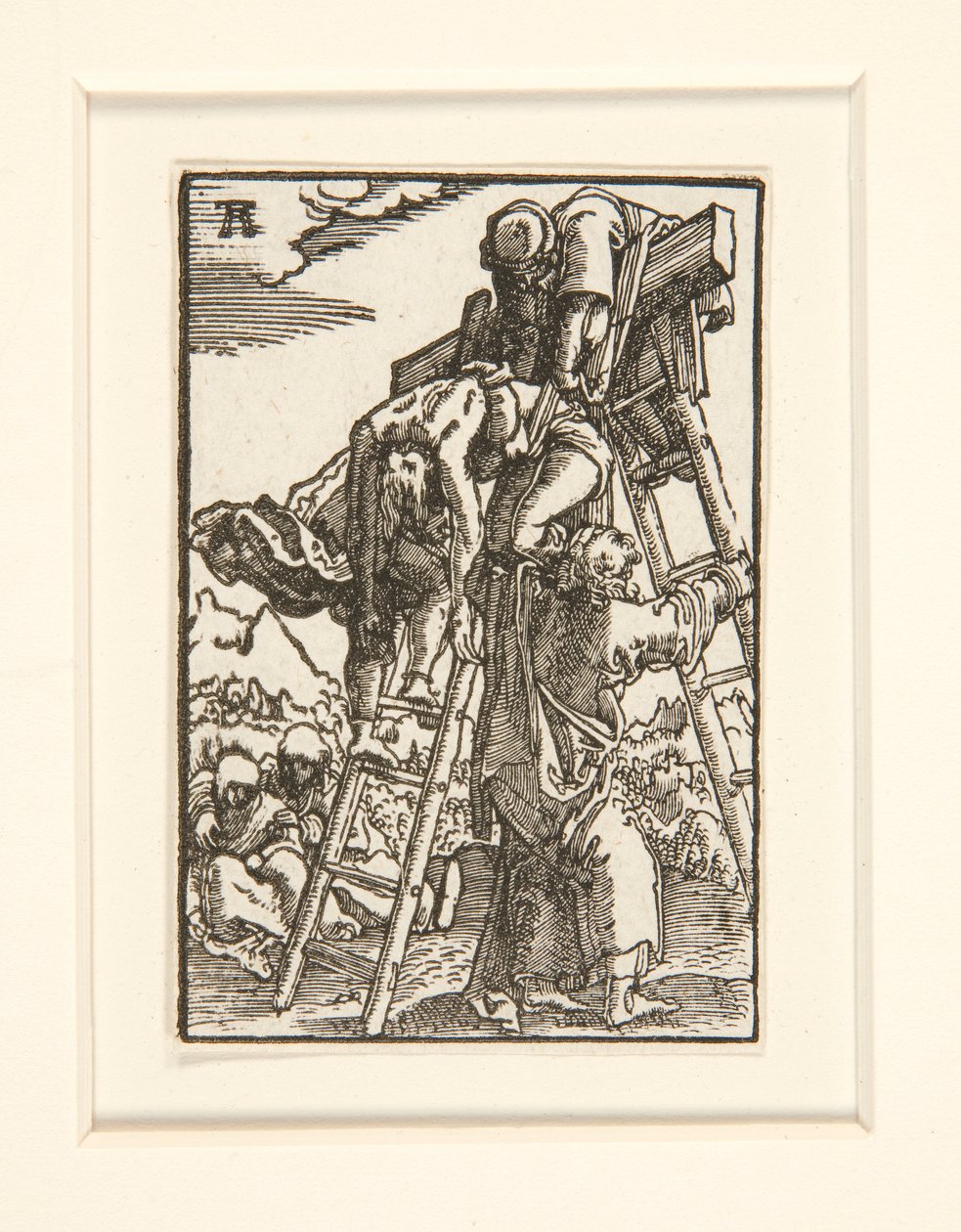 Zejście z krzyża z cyklu Upadek i odkupienie człowieka autorstwa Albrecht Altdorfer