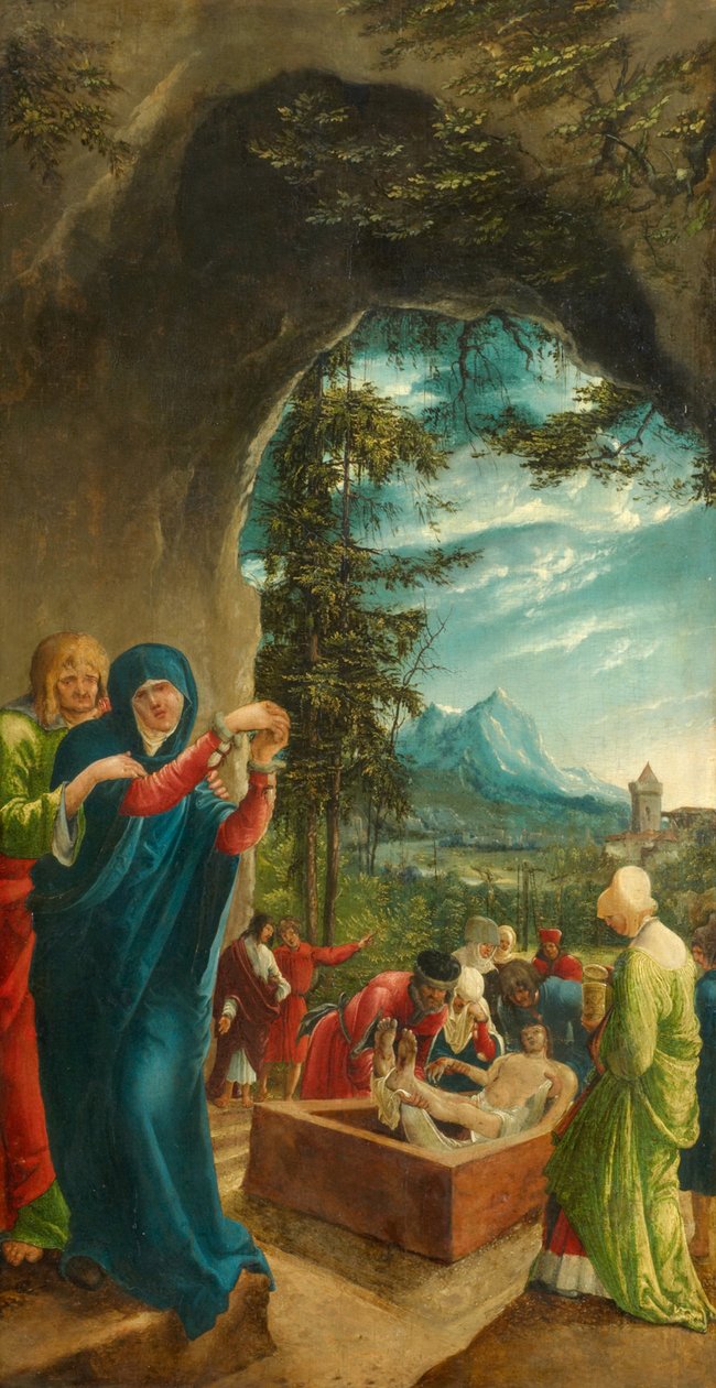 Złożenie do grobu Chrystusa, 1518 autorstwa Albrecht Altdorfer