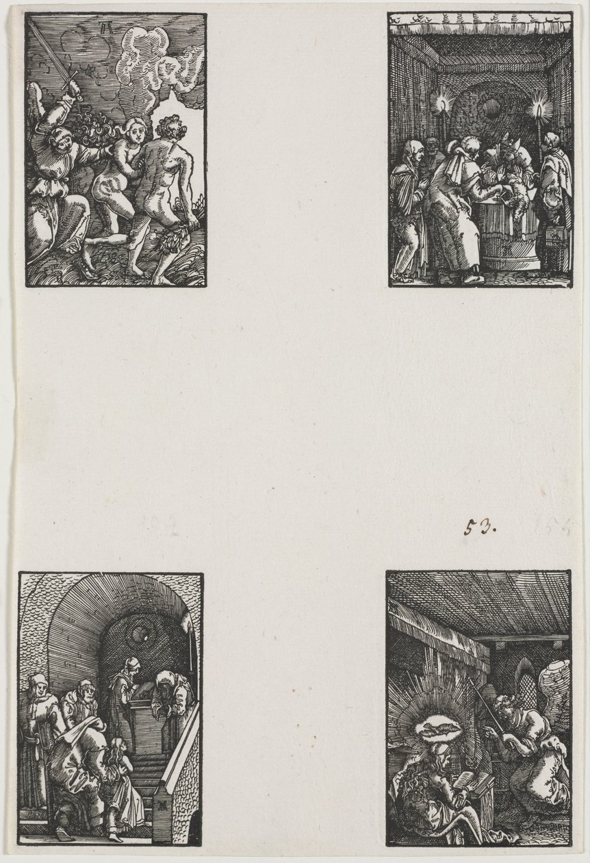 Upadek i odkupienie człowieka autorstwa Albrecht Altdorfer