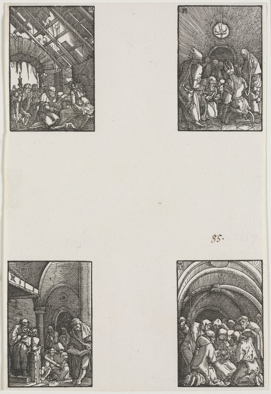 Upadek i odkupienie człowieka autorstwa Albrecht Altdorfer
