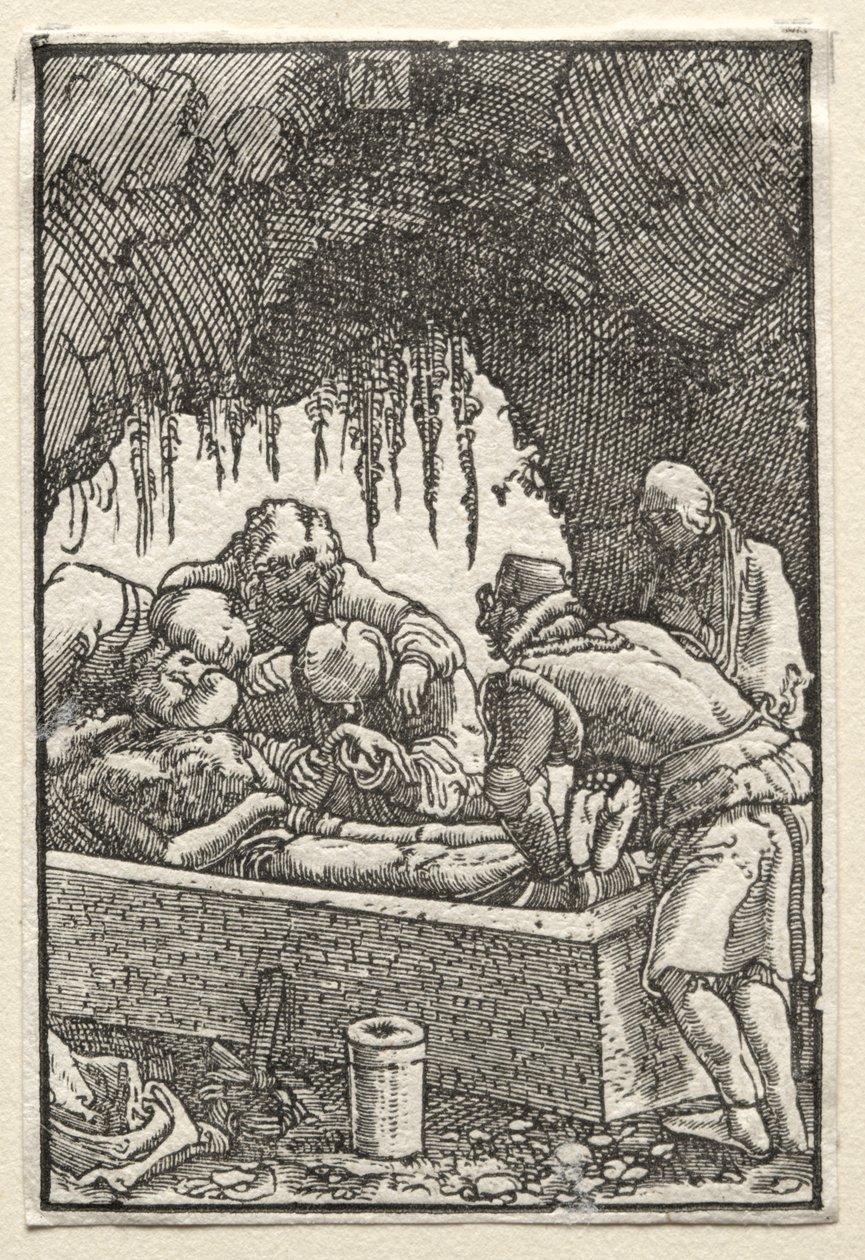 Upadek i odkupienie człowieka: pogrzeb Chrystusa autorstwa Albrecht Altdorfer
