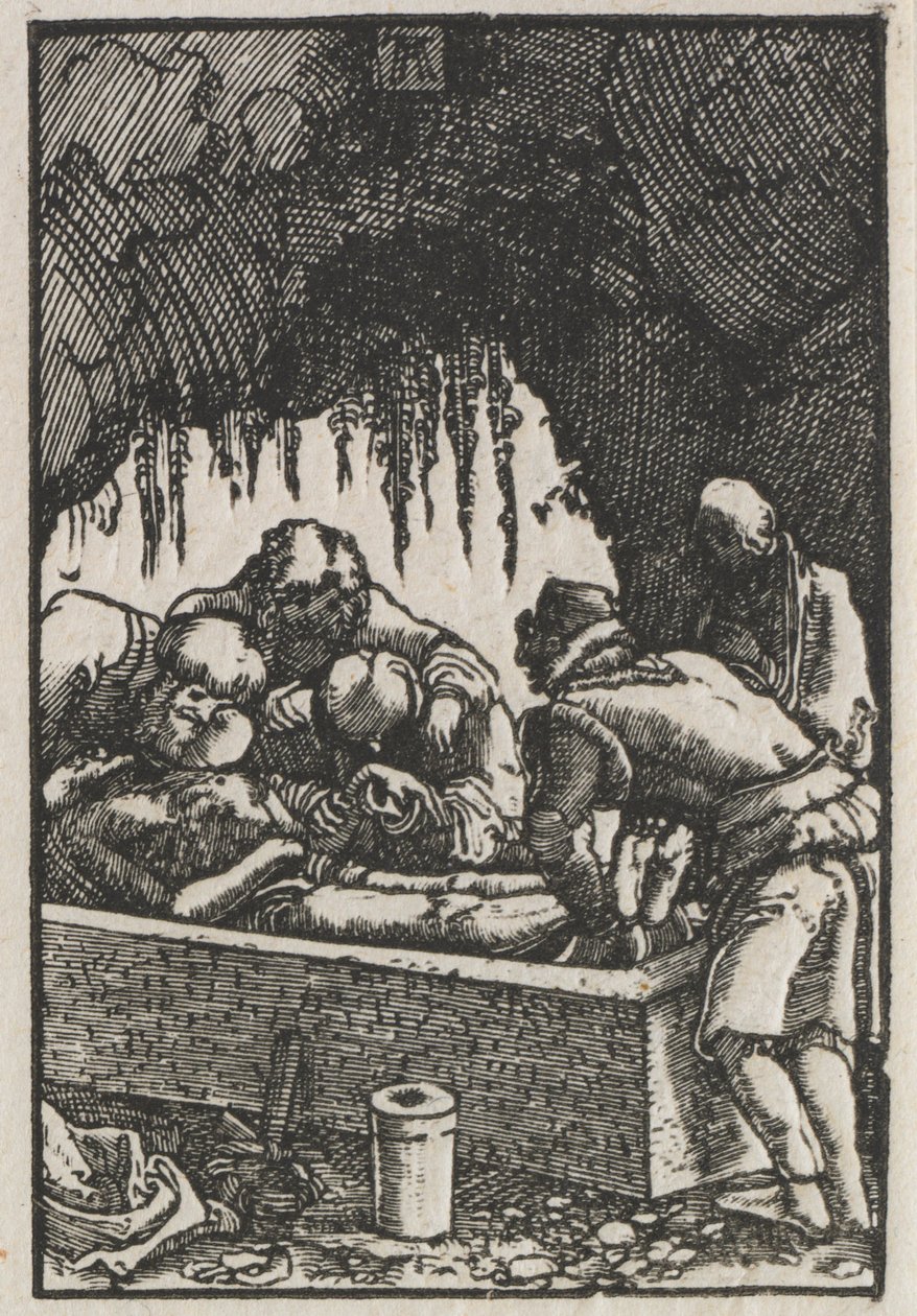 Upadek i odkupienie człowieka: pogrzeb Chrystusa autorstwa Albrecht Altdorfer