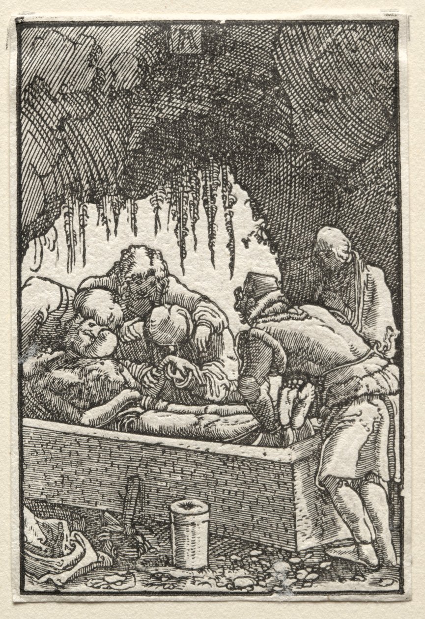 Upadek i odkupienie człowieka: pogrzeb Chrystusa, c. 1515. autorstwa Albrecht Altdorfer