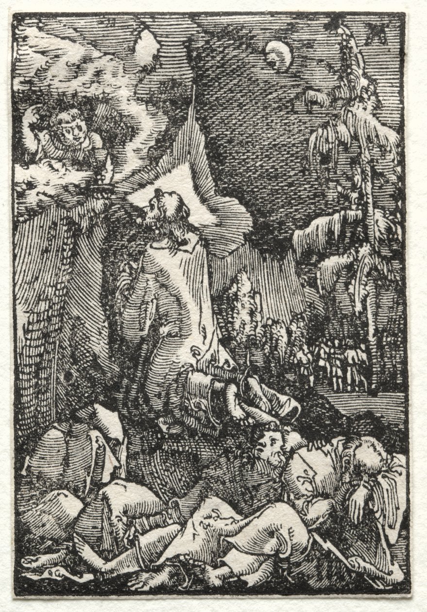 Upadek i odkupienie człowieka: Chrystus na Górze Oliwnej autorstwa Albrecht Altdorfer
