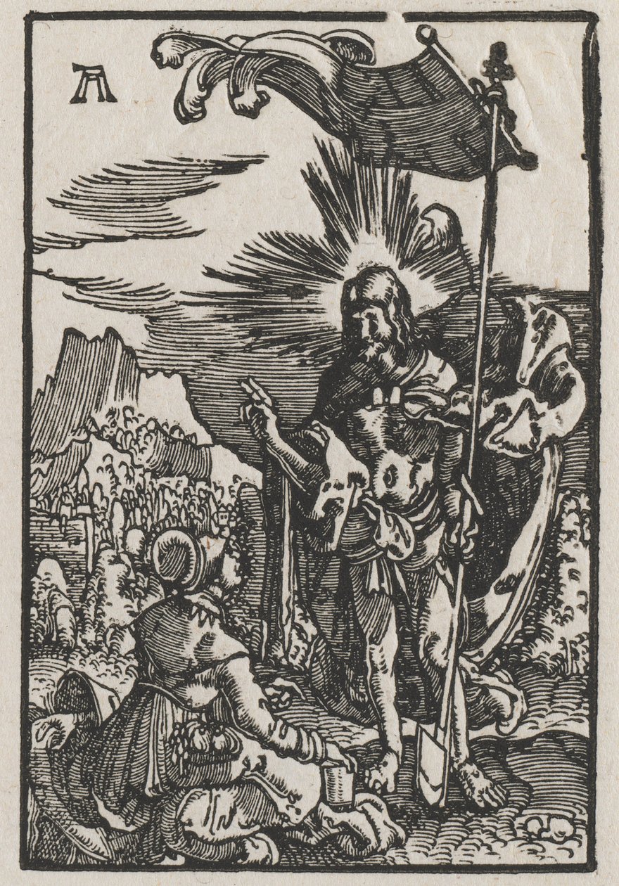 Upadek i odkupienie człowieka: Chrystus ukazujący się św. Marii Magdalenie autorstwa Albrecht Altdorfer