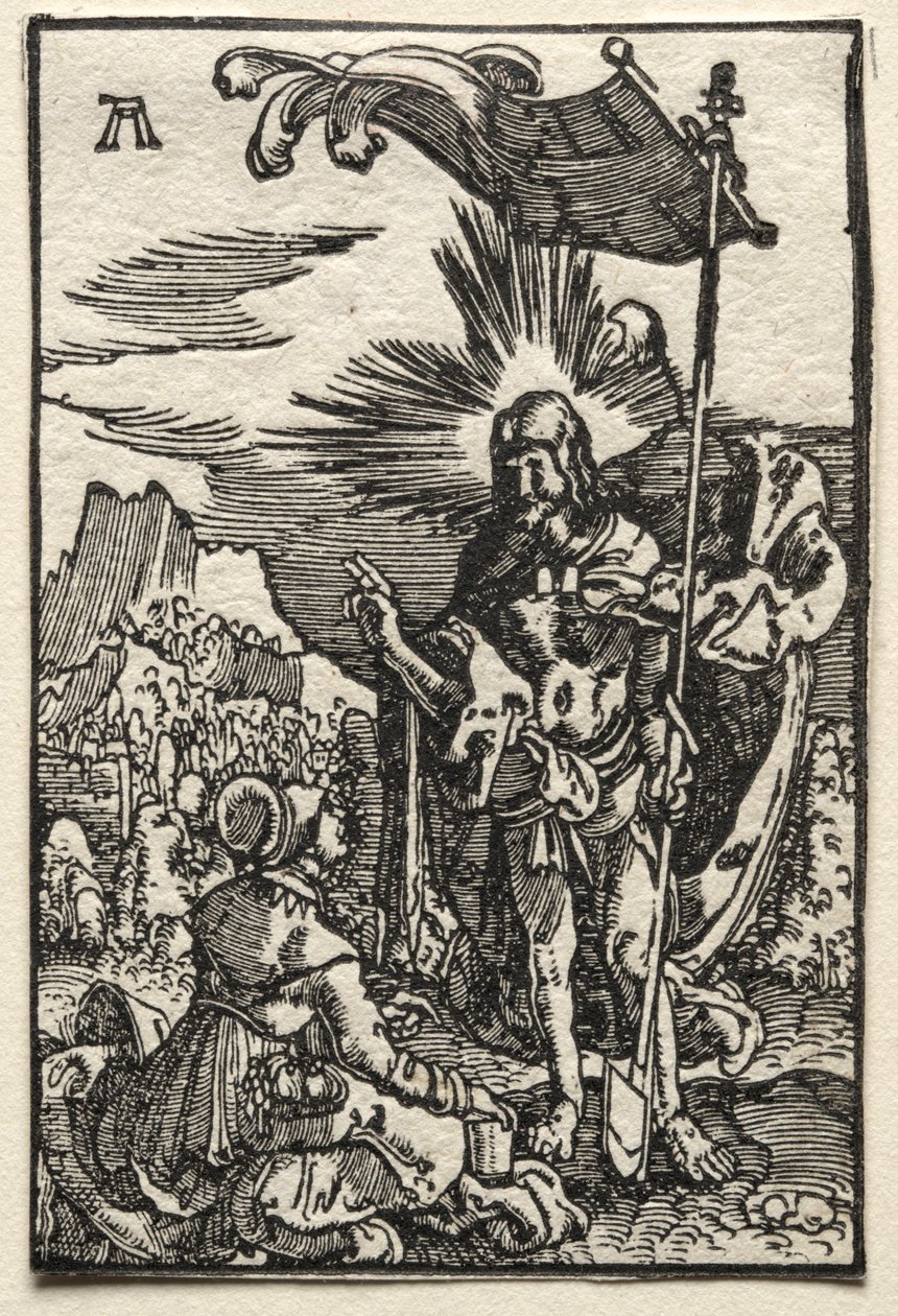 Upadek i odkupienie człowieka: Chrystus ukazujący się św. 1515. autorstwa Albrecht Altdorfer