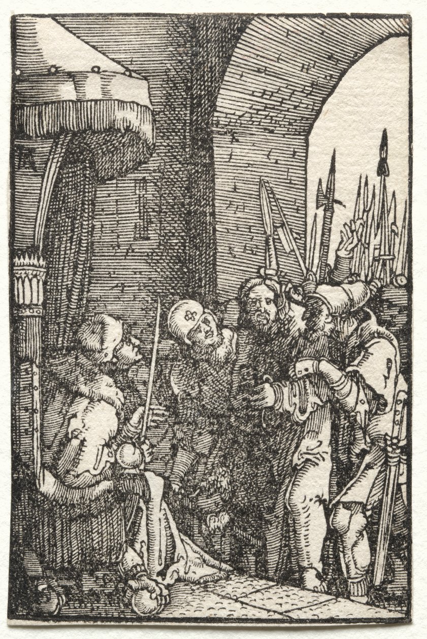 Upadek i odkupienie człowieka: Chrystus przed Piłatem autorstwa Albrecht Altdorfer