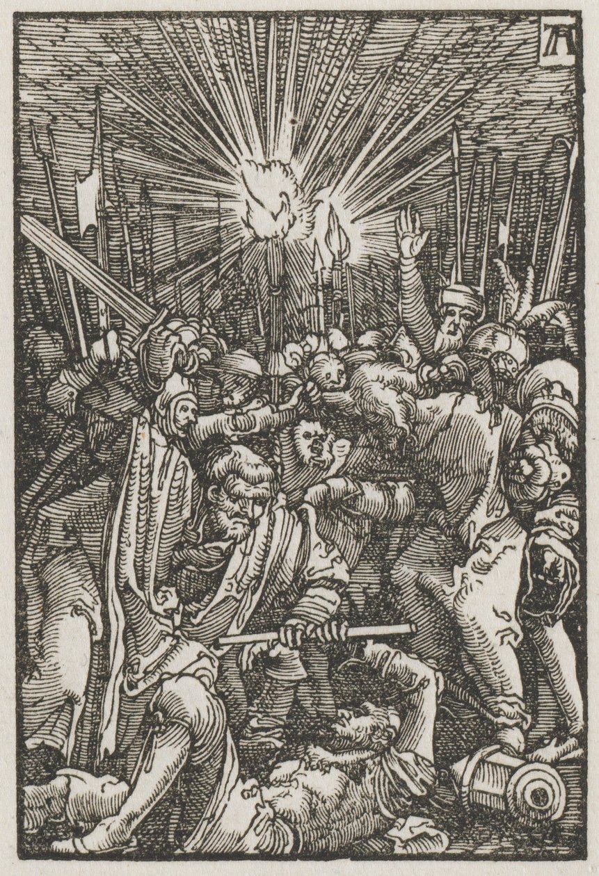 Upadek i odkupienie człowieka: Chrystus wzięty do niewoli, c. 1515. autorstwa Albrecht Altdorfer